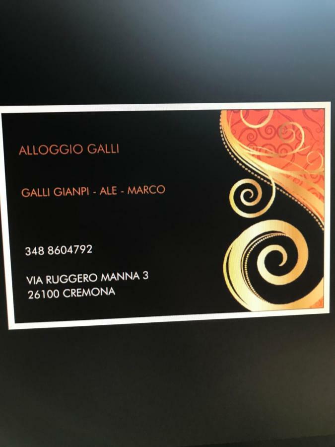 Alloggio Galli Cremona Exteriör bild